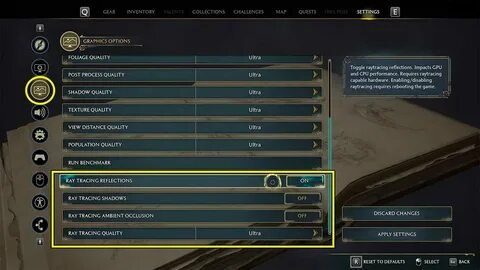 Legacy menu