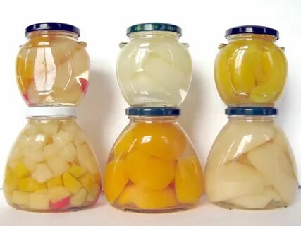Фрукты в банке консервированные