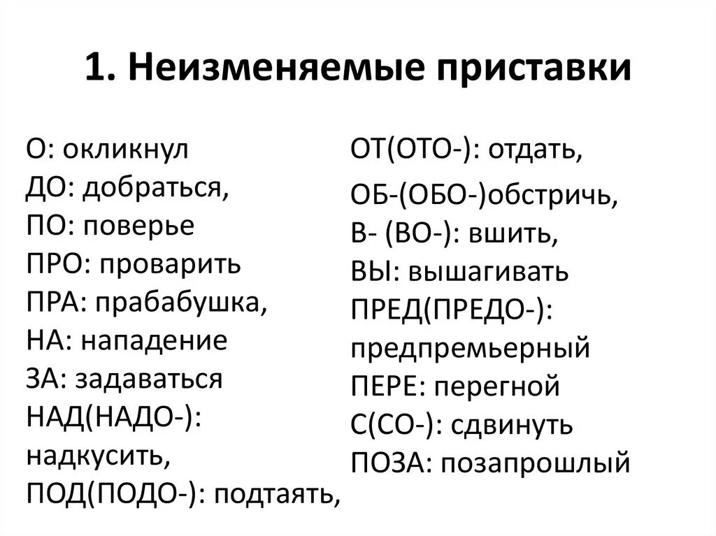 Неизменяемые приставки таблица. Неизменяемы еариставки. Не зменяемые приставки. Неизменяемые приставки в русском. Приставка слова приморских