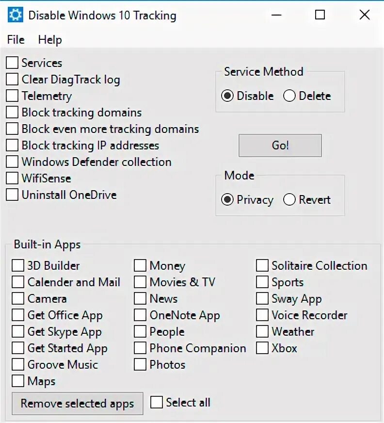 Track domain. Disable. disablewintracking windows 10. win tracker. удалить телеметрию win 10 программа.