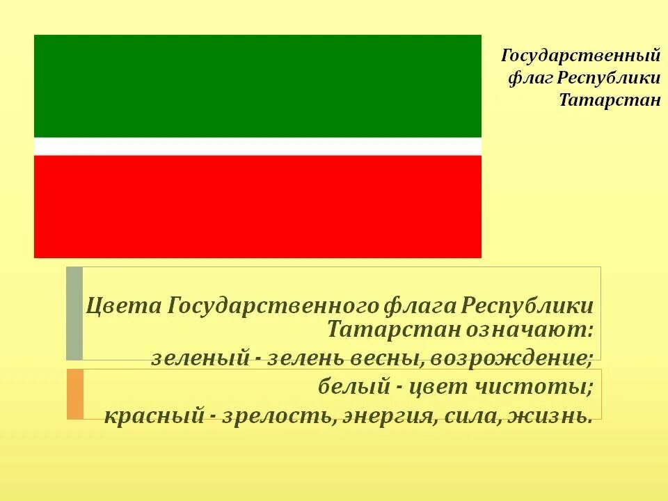 Чей флаг сверху зеленый снизу красный. Флаг Республики Татарстан цвета. Цвета флага Татарстана. Что обозначают цвета флага Республики Татарстан