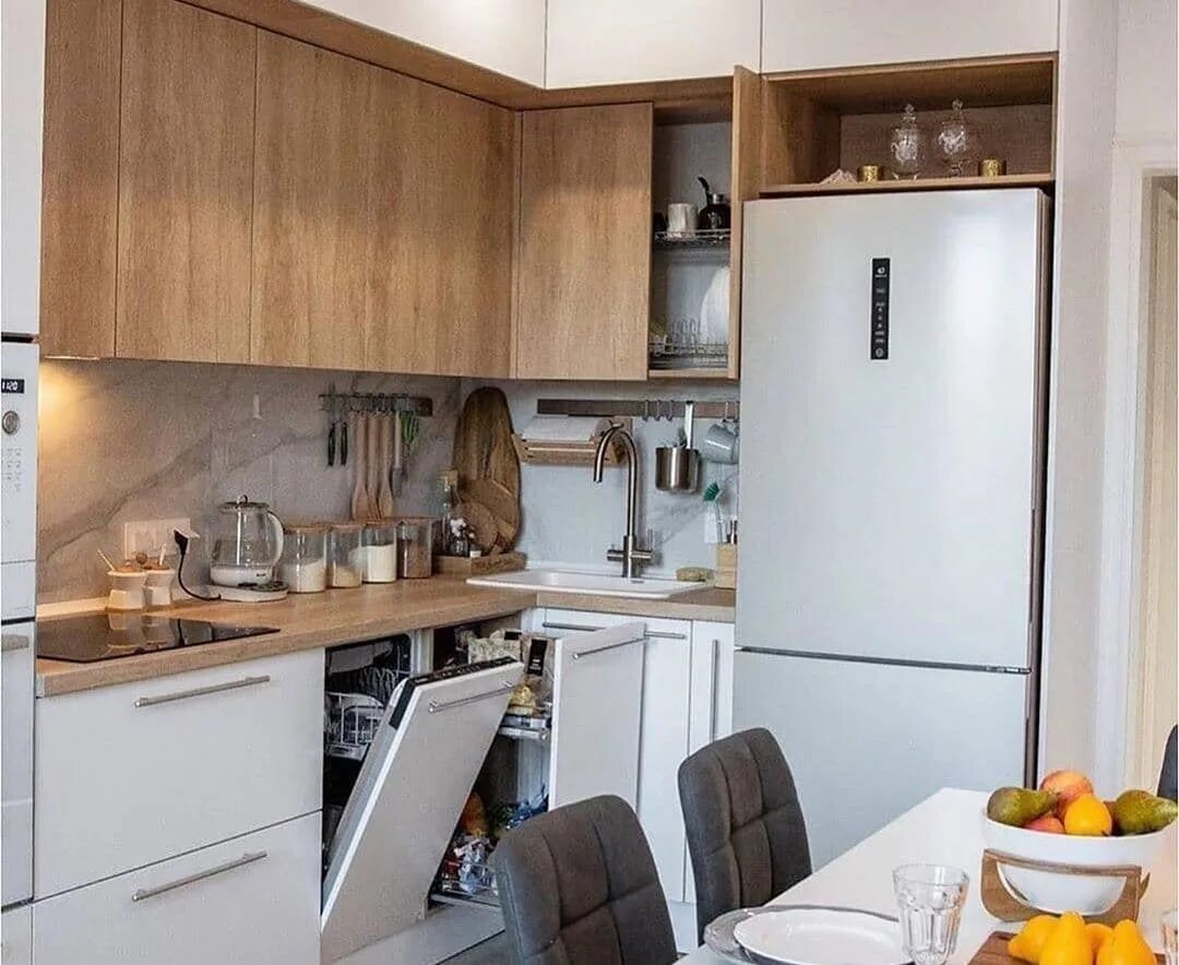 Soft mint Kitchen interior, Kitchen layout, Interior design kitchen