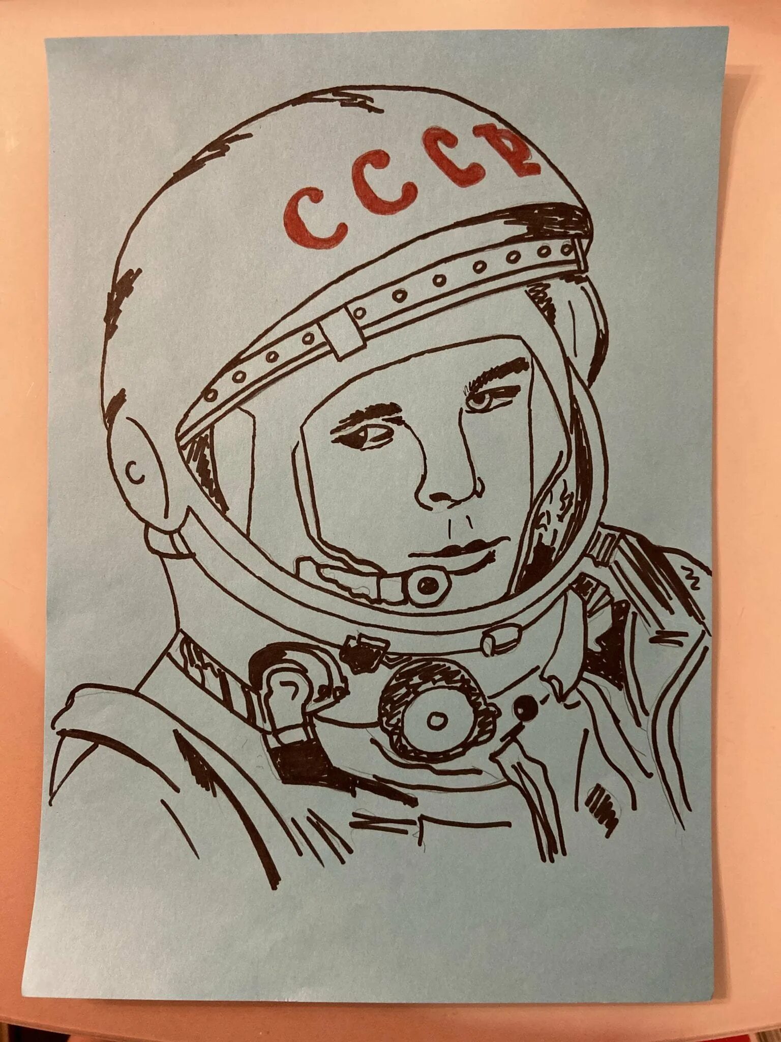 Гагарин рисунок детский. Портрет Юрия Гагарина карандашом. Нарисовать Юрия Гагарина.