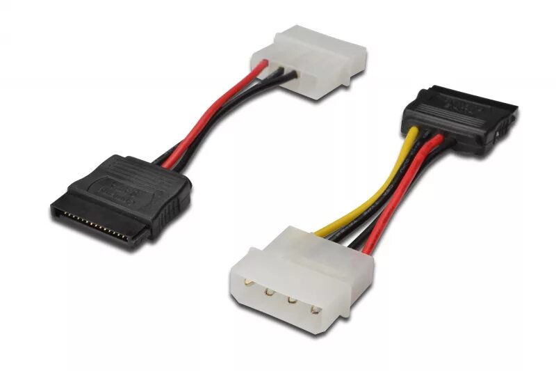 Кабель питания SATA Cablexpert CC-SATA-PSY, 15см, molex 4pin/2x sata15pin, на 2 