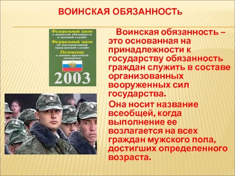 Воинский долг гражданина рф. Воинская обязанность. Воинская обязанность презентация. Воинская обязанность граждан РФ. Военные должности.