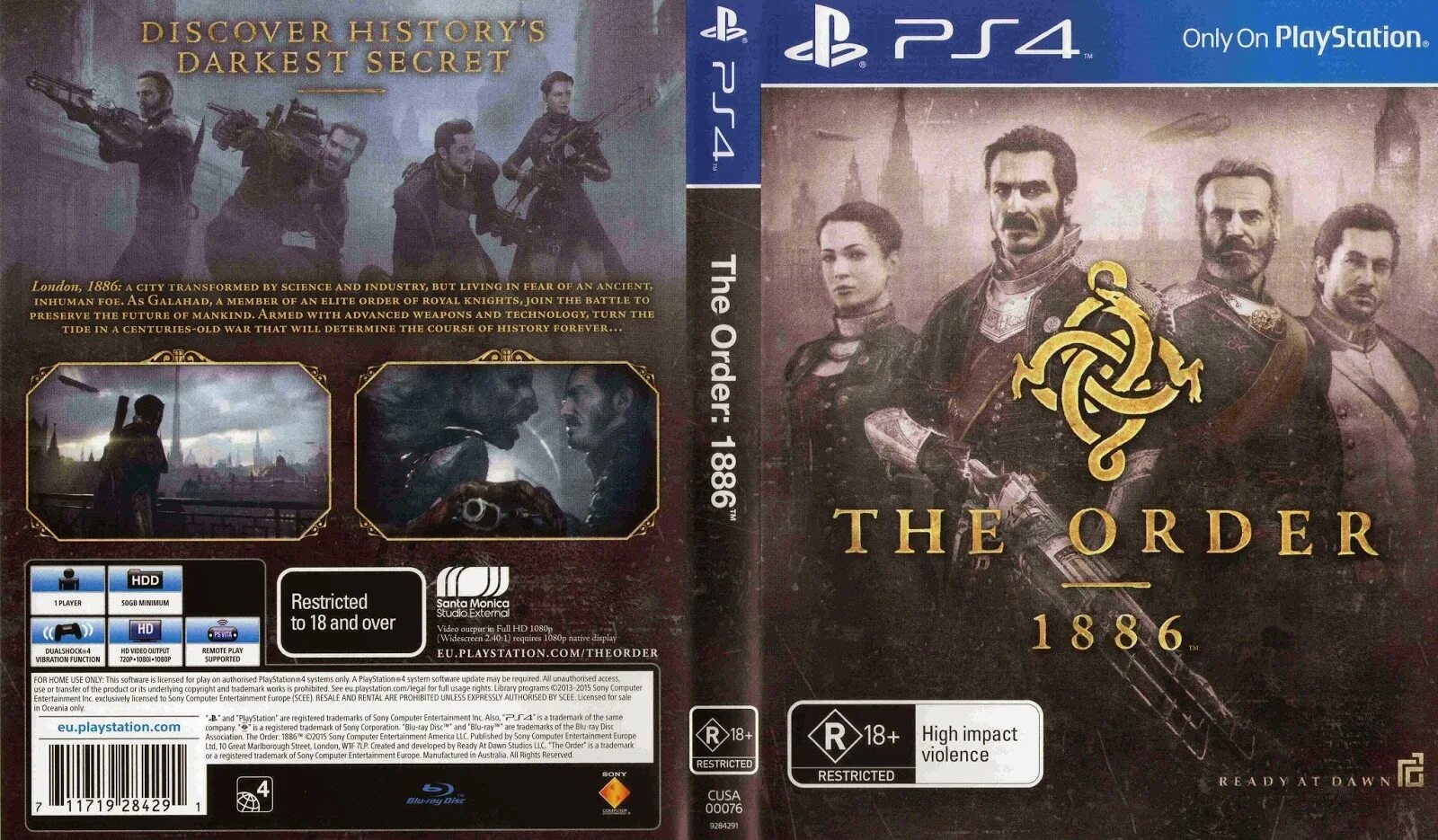 The order: 1886 пс4. Орден 1886 Sony ps4. Order 1886 диск. The order 1886 обложка. Орден 1886 ps4