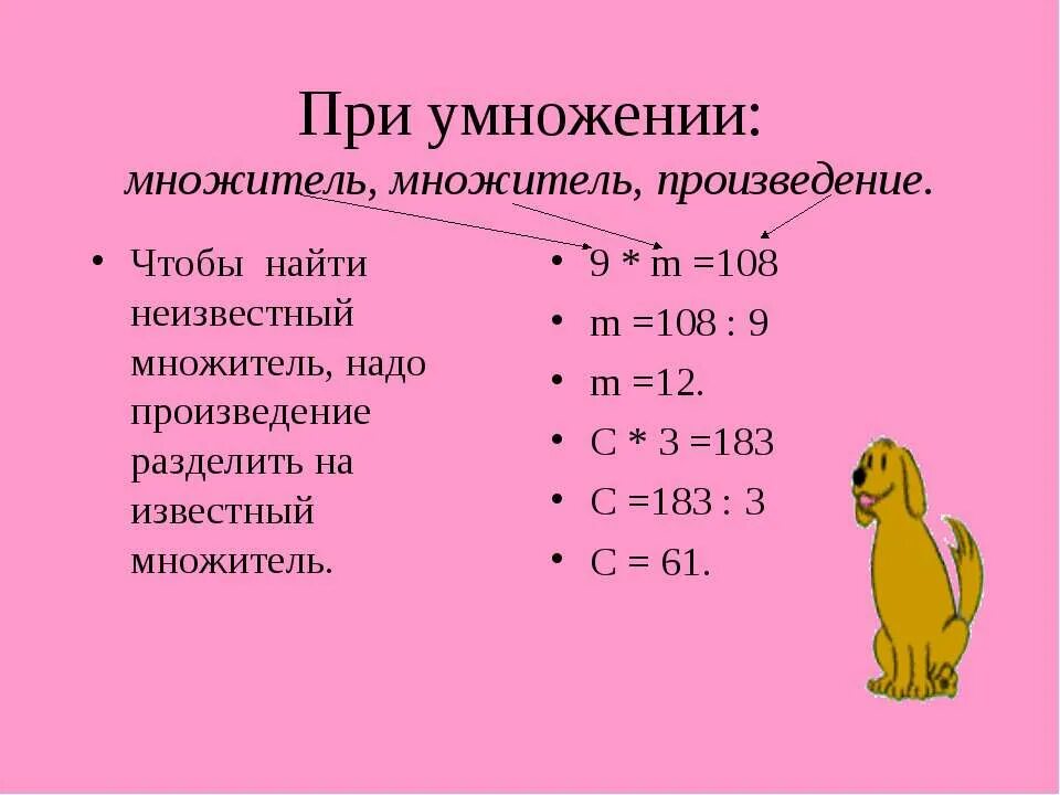 Что такое множитель. - на - при умножении. произведение при умножении. при умножении множитель. умножение произведение множитель.