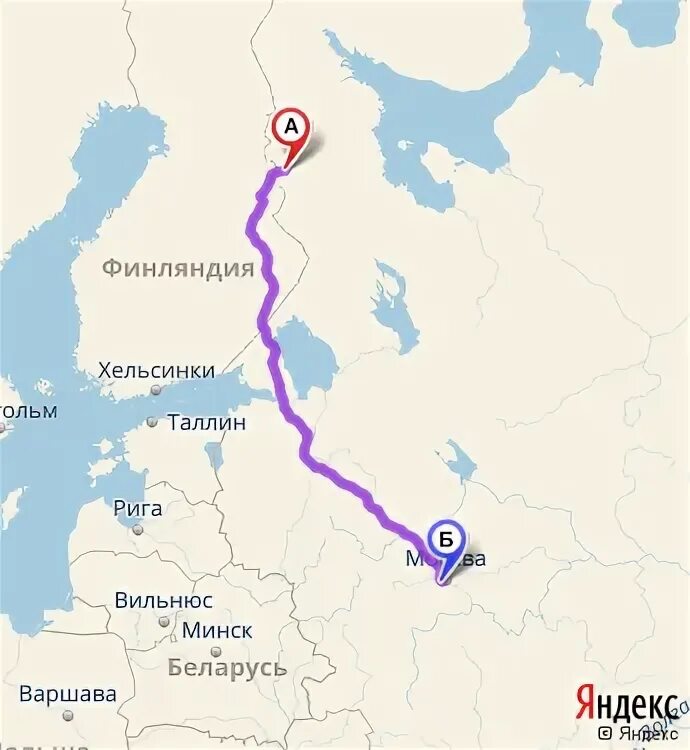 Расстояние костомукша