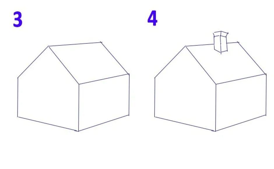 Рисуем дом 4 класс поэтапно. Объемный дом рисование. объемный дом начертить. нарисовать объемный домик. объемный домик рисунок.