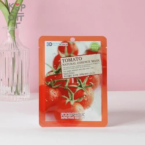 Тканевая маска в холодильнике. FOODAHOLIC natural Essence Mask #Tomato 3d. FOODAHOLIC 3d маска для лица томат Tomato natural Essence 3d Mask. FDH 3d маска для лица тканевая с экстрактом томата FOODAHOLIC 3d Mask Sheet Tomato 23мл. FOODAHOLIC маска тканевая FOODAHOLIC 3d Mask Sheet Tomato (23ml).