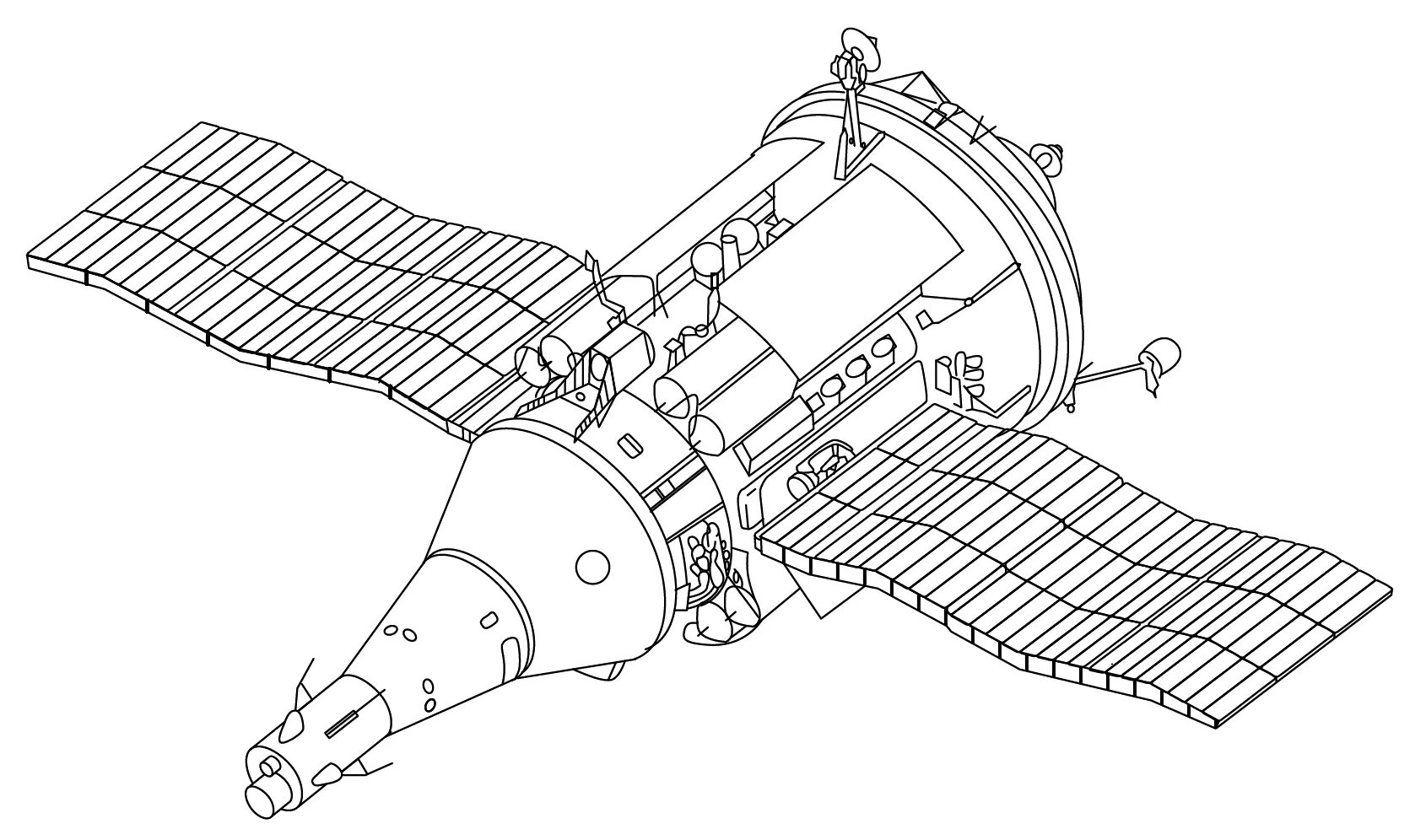 Рисунок спутника в космосе. 11ф72 ТКС. Космос-1686 космический аппарат. Транспортный корабль снабжения ТКС. ТКС чертеж космический корабль.