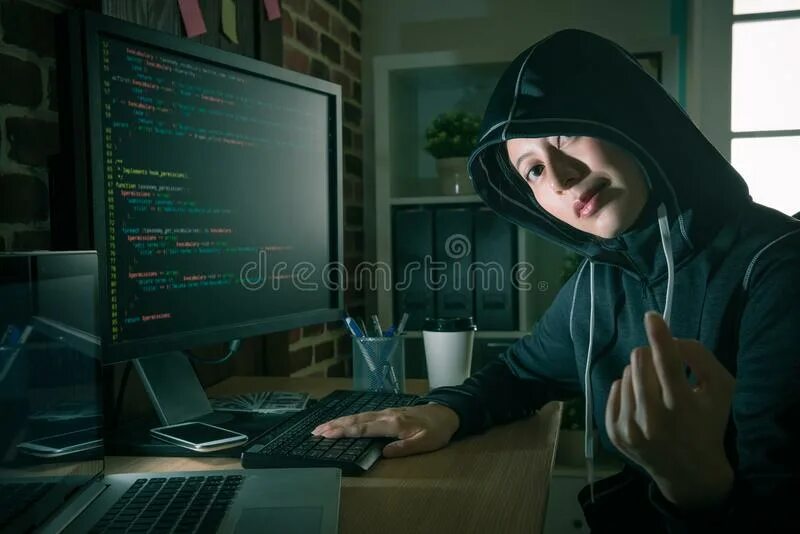 Hackers use the camera