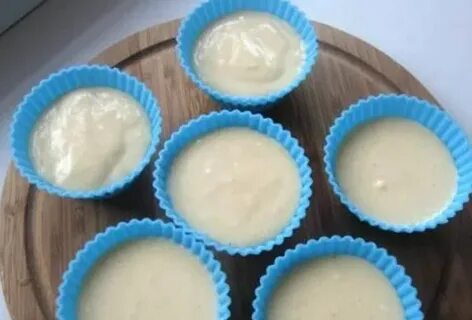 Рецепт с манкой в формочках силиконовых