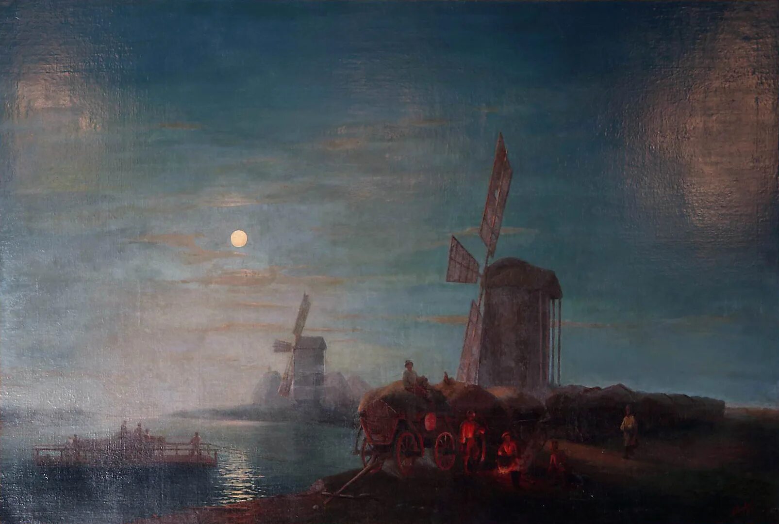 Айвазовский мельница 1874. Картина мельница айвазовский