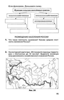 Контурные карты по географии 8 класс миграции