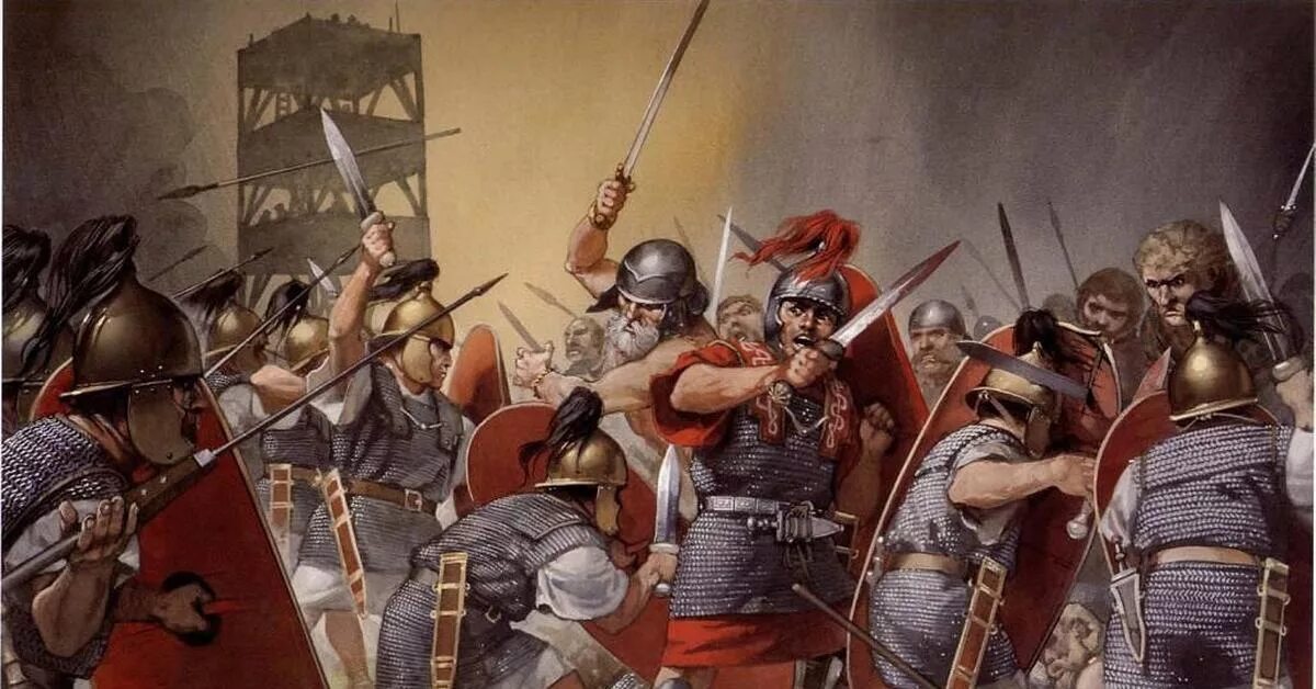 Римский Легион сражение. Армия древнего Рима.