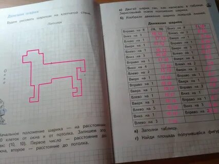 Начальное положение шарика