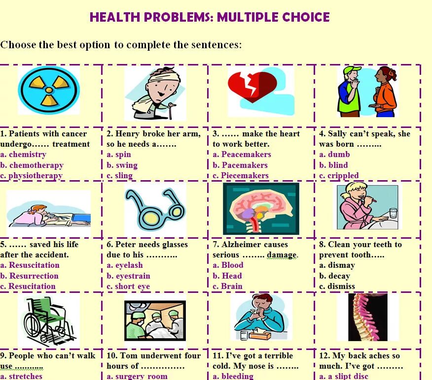 Лексика здоровье. Задания Health problems. Health problems на английском. Тема здоровье на английском языке. Упражнения на тему Health and illness.