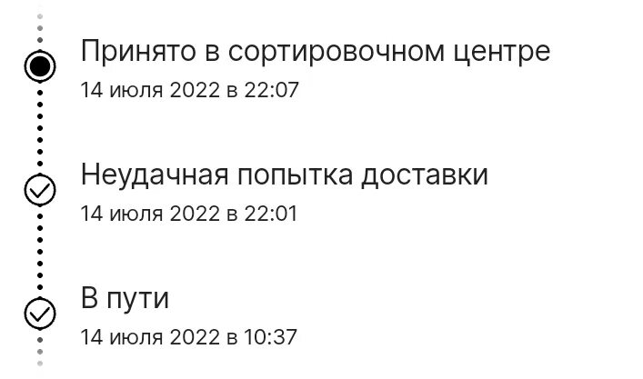 Алиэкспресс попытка доставки что значит