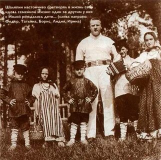 Дети шаляпина