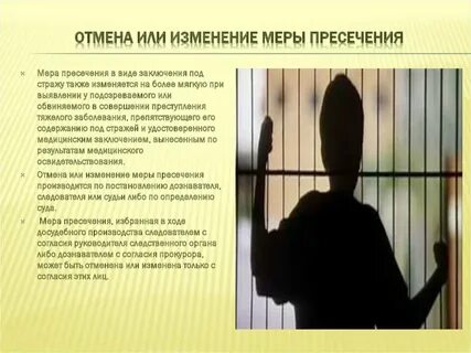 Заключение под стражу несовершеннолетнего обвиняемого
