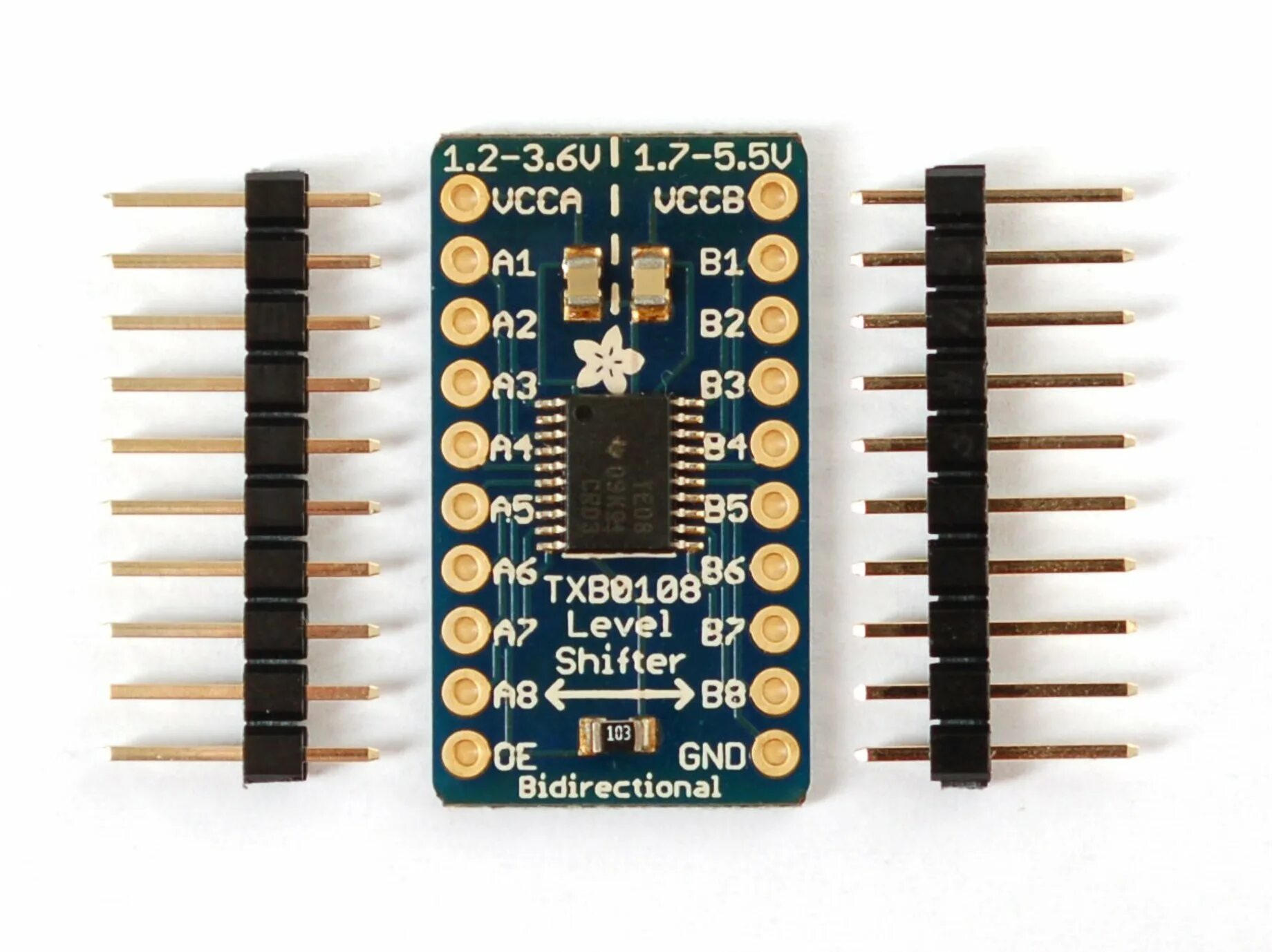 Преобразователь уровней 4 канальный. Txb0108 Level Shifter. 5v to 3.3v Logic Level Converter. Txb0106pwr.