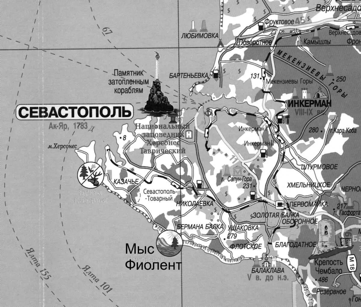 Карта балаклавы. Мыс Фиолент Севастополь на карте. Мыс Фиолент на карте Крыма. Фиолент Крым Балаклава на карте. Мыс Фиолент в Крыму на карте Крыма.