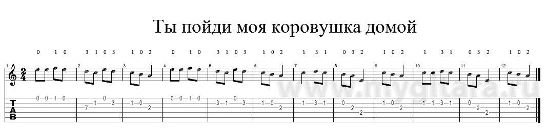 Ноты на гитаре в траве сидел. Коровушка Ноты для гитары. Кузнечик по нотам на гитаре. Ты пойди моя коровушка домой Ноты. Кузнечик табы.