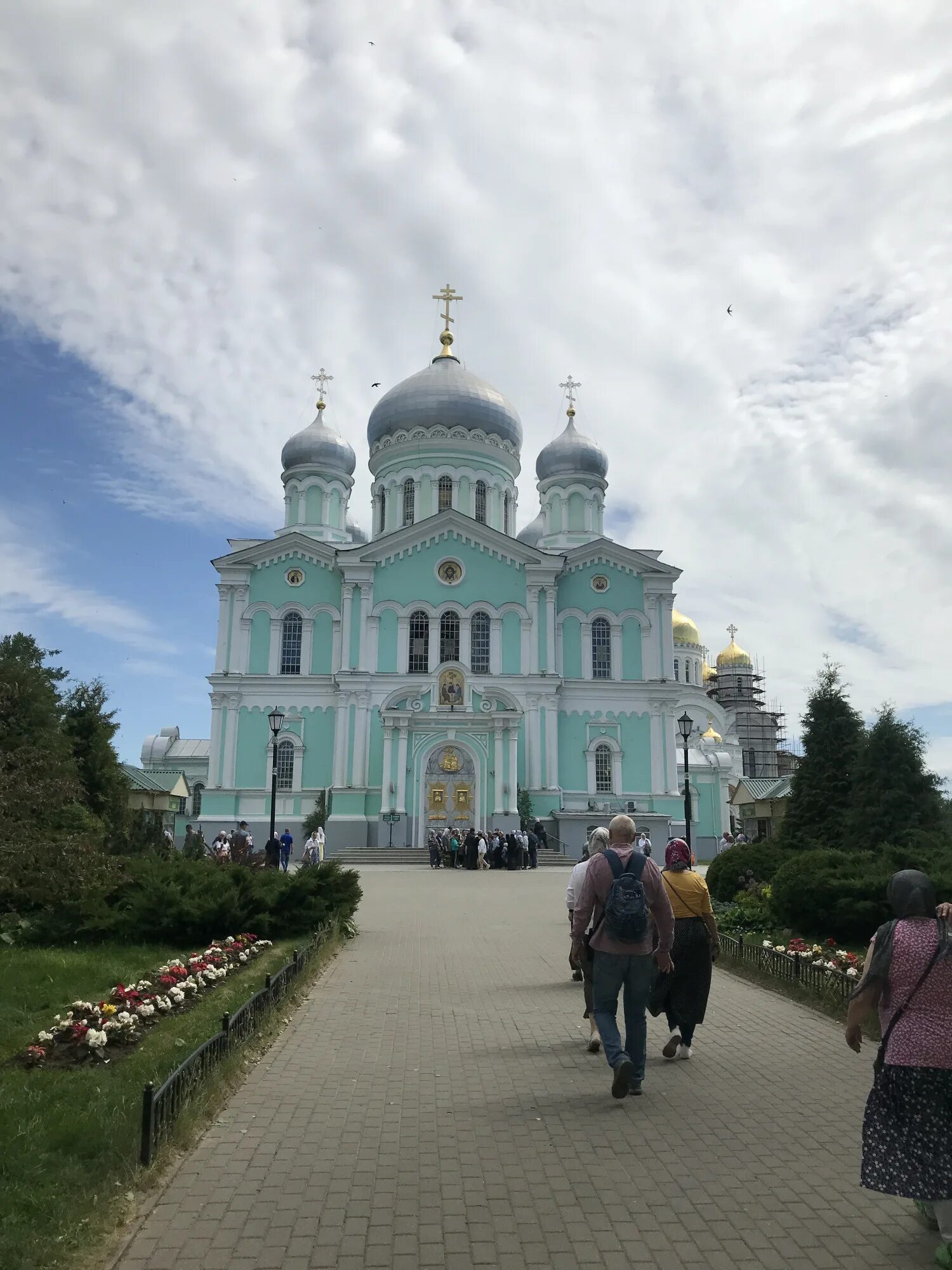 Монастырь остановиться. Дивеево-Нижний Новгород. Дивеево монастырь. Дивеево панорама.