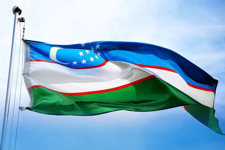 Узбекистандавлат БАЙРОГИ. Флаг Республики Узбекистан. Узбекистан байроғи. Bayroq rasmi