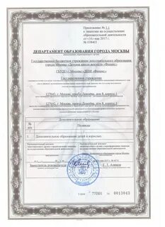 Наименование лицензирующего органа