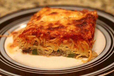 Запеканка с фаршем и макаронами