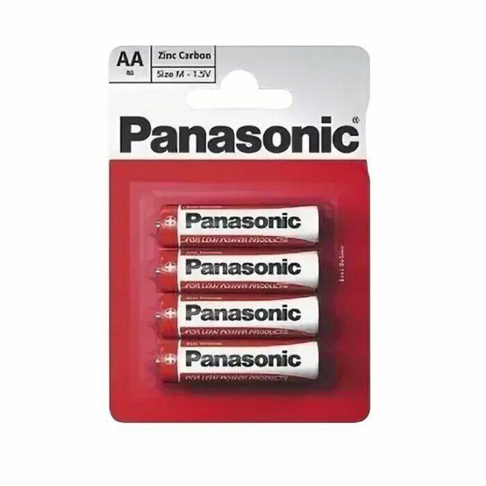 Panasonic Zinc Carbon AA. Panasonic батарейка АА Zinc Carbon.