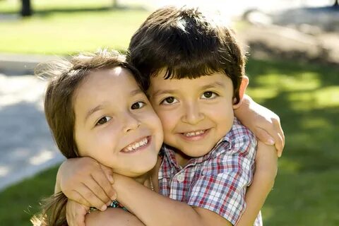 I see sister and brother
