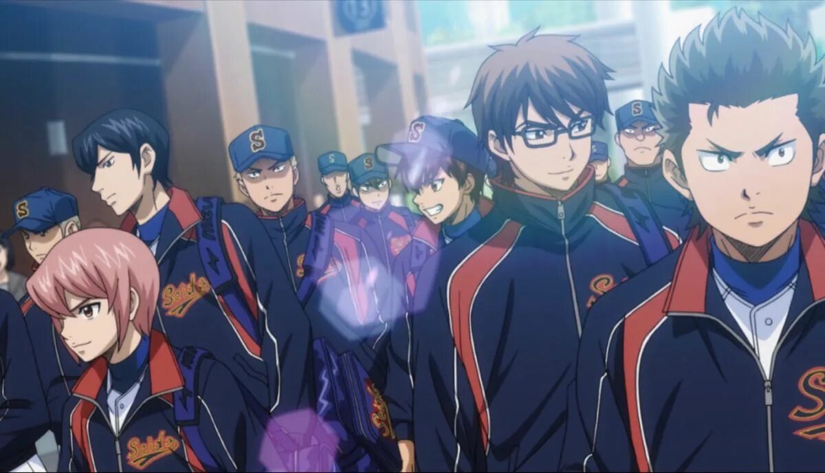 Путь аса дата. Путь аса 3 сезон. daiya no a аниме. daiya no ace. diamond no ace.