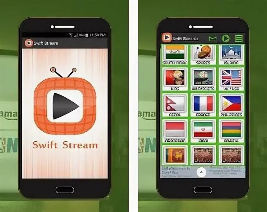 Swift stream. Swift stream