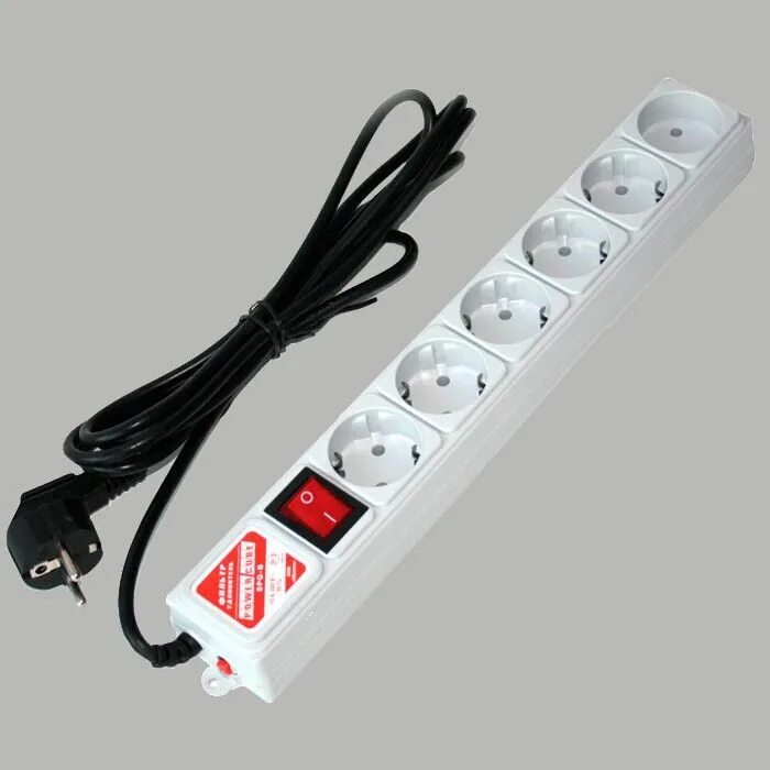 9м. 10а/ 2,2квт, серый. 16а/2,8квт +usb /электро. 30. Сетевой фильтр power cube 5 1.