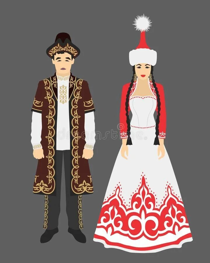 Чапан татарский. Казахская девушка вектор. Национальные орнаменты киргизии. Стилизованные казахские костюмы. Национальные орнаменты киргизии.