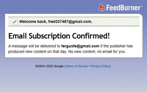Message confirm