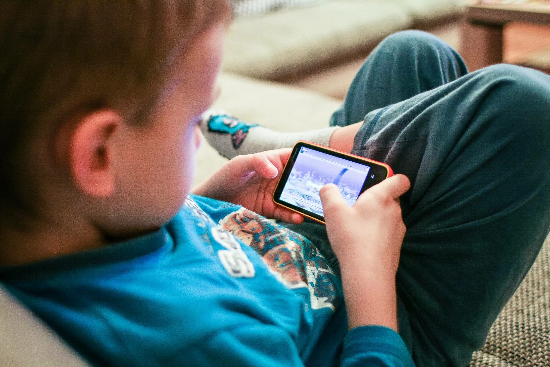 Playing mobile games