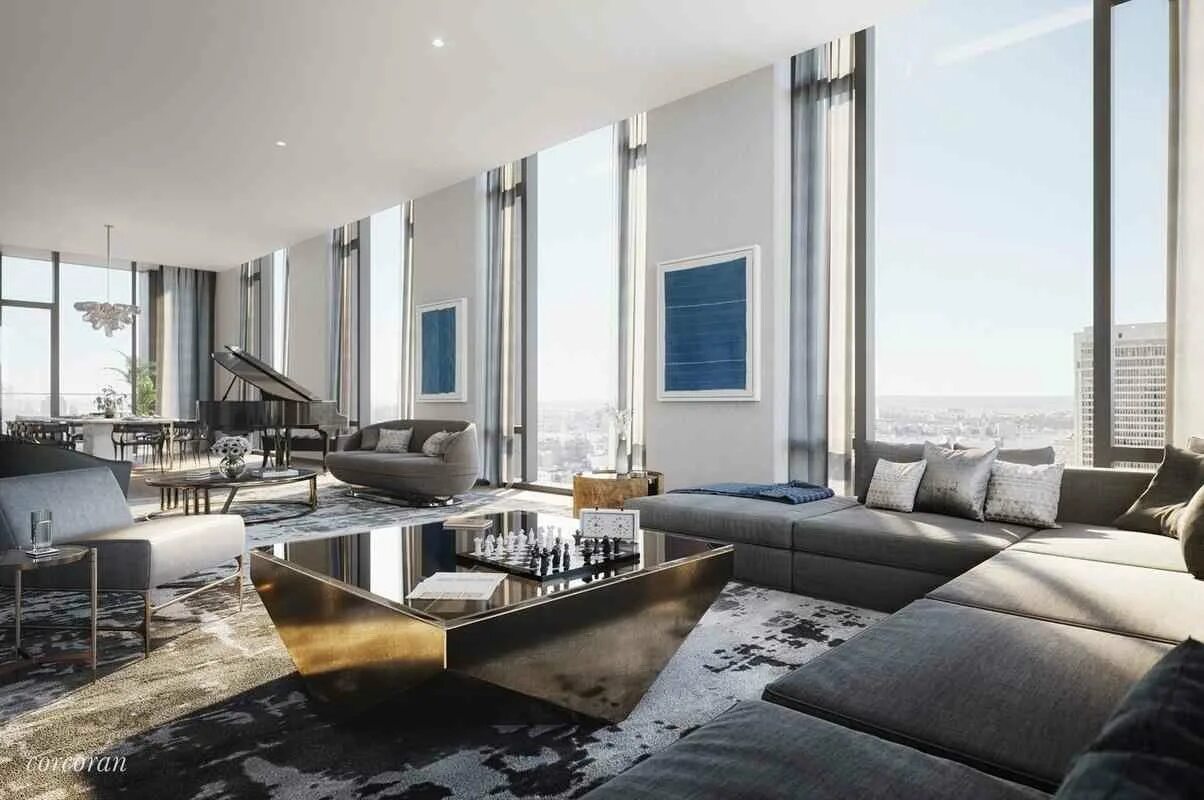 Пентхаус cityspire, нью–йорк. Роскошная квартира. Триумф палас пентхаус. Трамп тауэр пентхаус. Глав квартира.