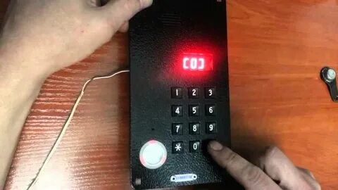 Как запрограммировать домофон