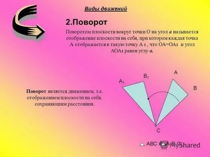 Поворот плоскости это