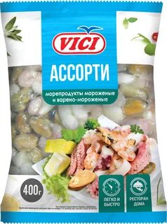 Замороженный коктейль из морепродуктов