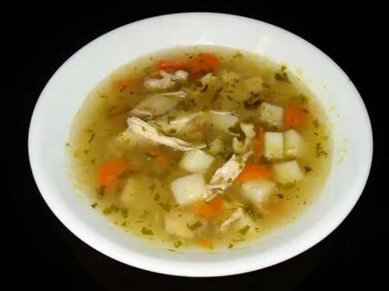Приготовление супа с рисом и картошкой