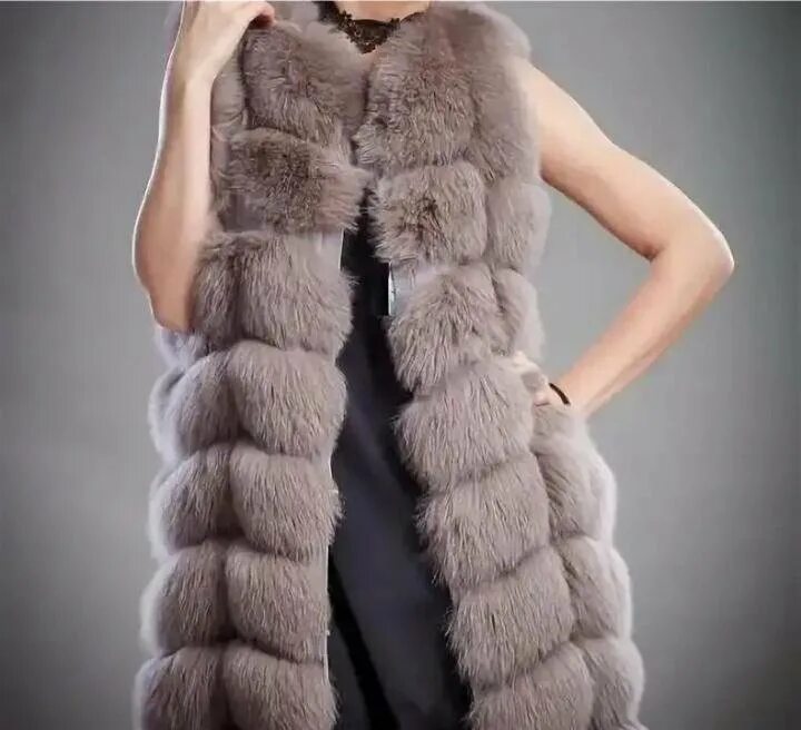 меховая жилетка женская. меховая жилетка песец темная. жилетка песец. жилет меховой. жилетка женская из песца.