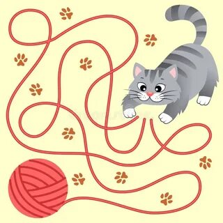 Игры кот клубок