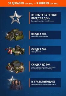 Мир танкова акции