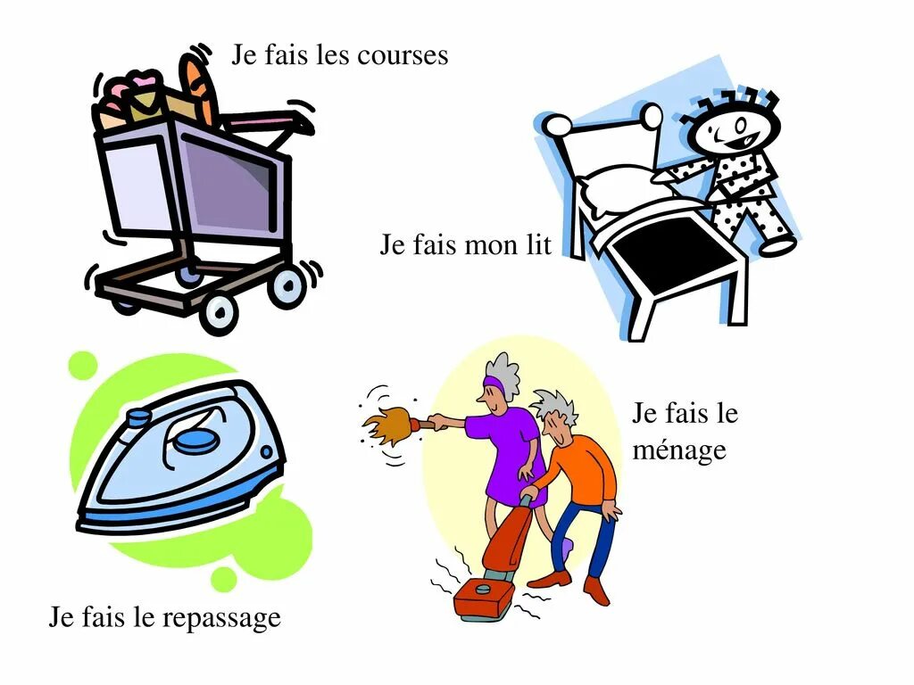 Замени рисунки. Faisons les courses!. Faire les courses учебник. Употребление je fais. Fai метод.