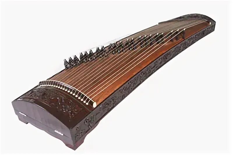 Professional 21 Stringed Chinese Zither Top Quality Wutong Wood Guzheng Chinese 
